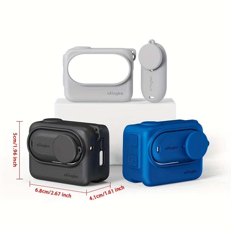 Premium Silicone Camera Case Insta360 Go 3 Action Camera - Temu