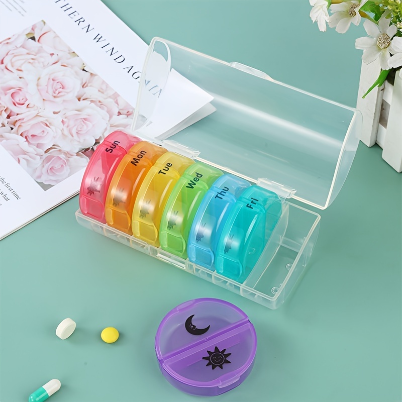 Made Easy Kit Pill Case - Weekly Medicine Organizer with Removable  Seven-Day Vitamin & Supplement Box 