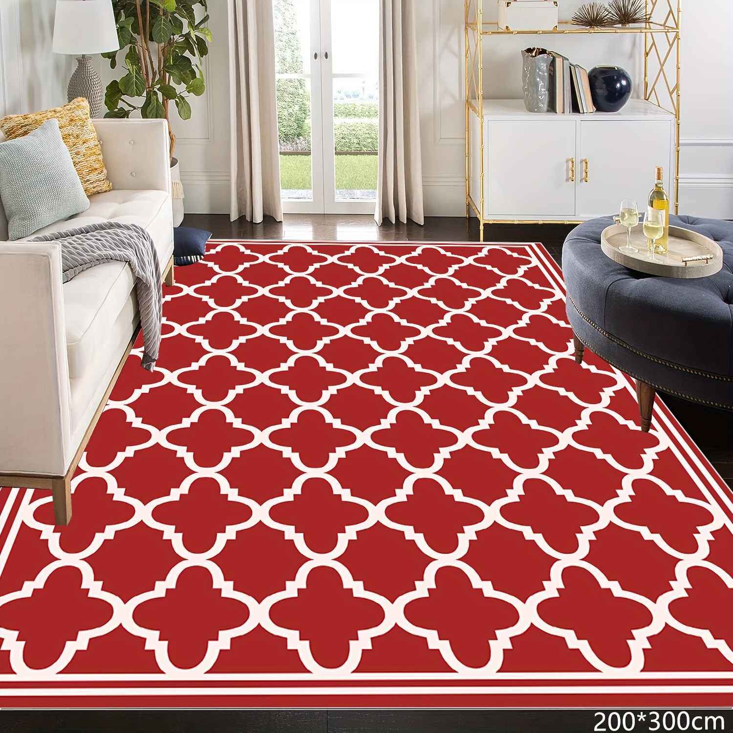 Imitation Cashmere Rugs Living Room Rugs: Soft Bedroom Rugs Without Shed  Washable Farmhouse Geometric Pattern Plaid Circle Rugs For Kitchen Dining  Home Office Table Under Floor - Temu