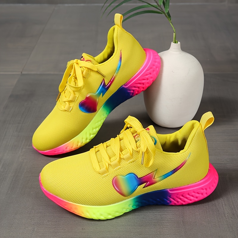 Nike rainbow hot sale bottom shoes