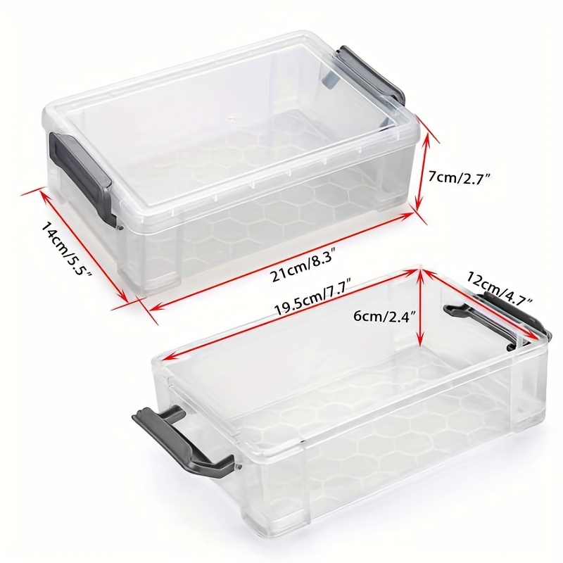 Large Clear Storage Bins Transparent Large Capacity Storage Boxes