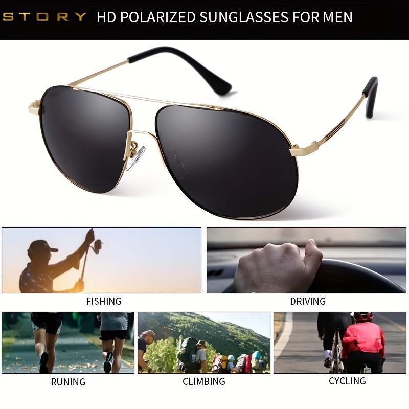  HD Polarized Sunglasses Men and Women Outdoor Holiday