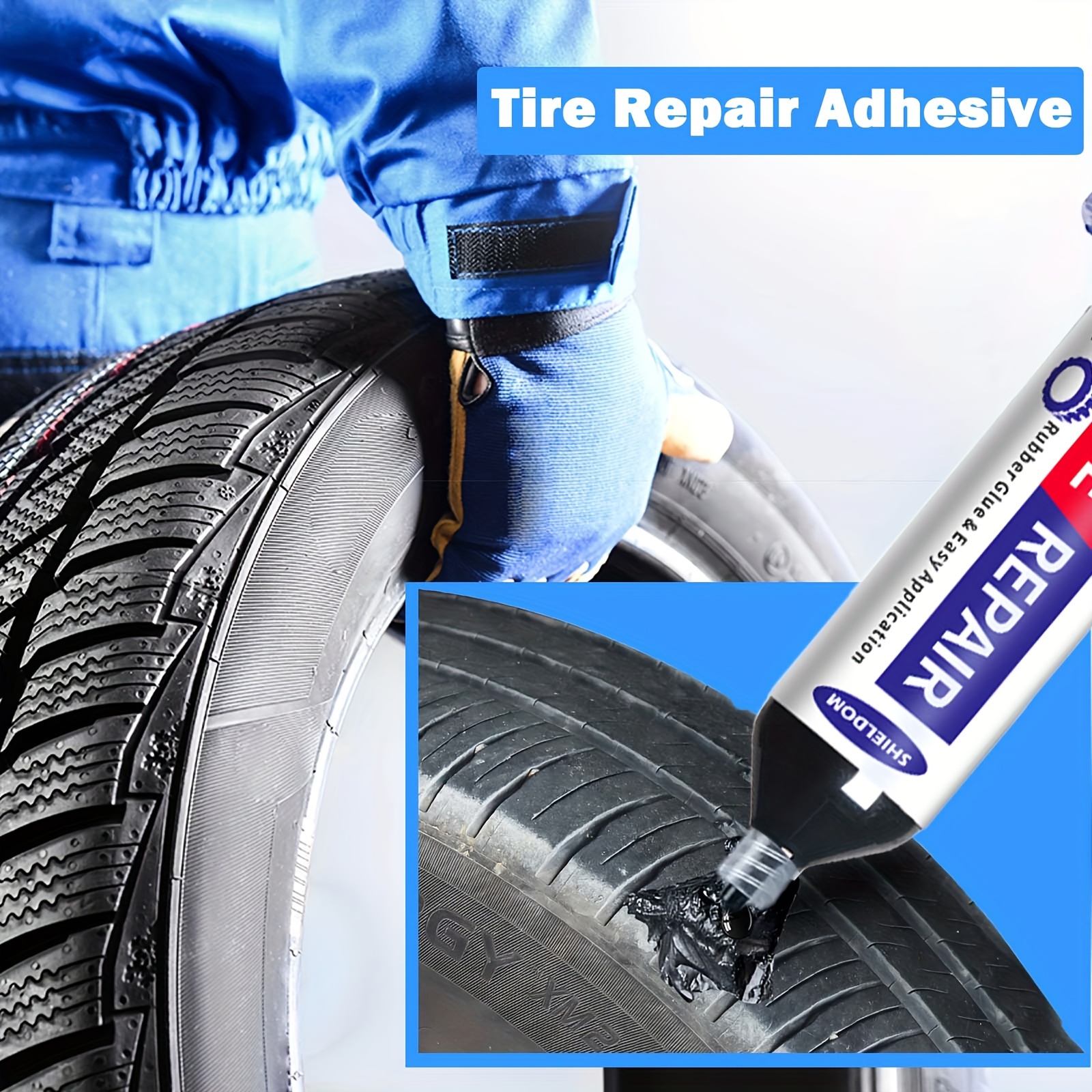 30 ml colle de pneu solide pour réparation caoutchouc voiture moto pneu  extéri