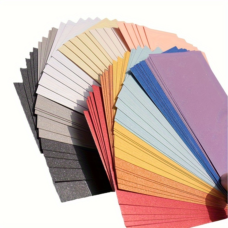 Cardstock 5 color Cardstock note Paper color Index Cards Diy - Temu