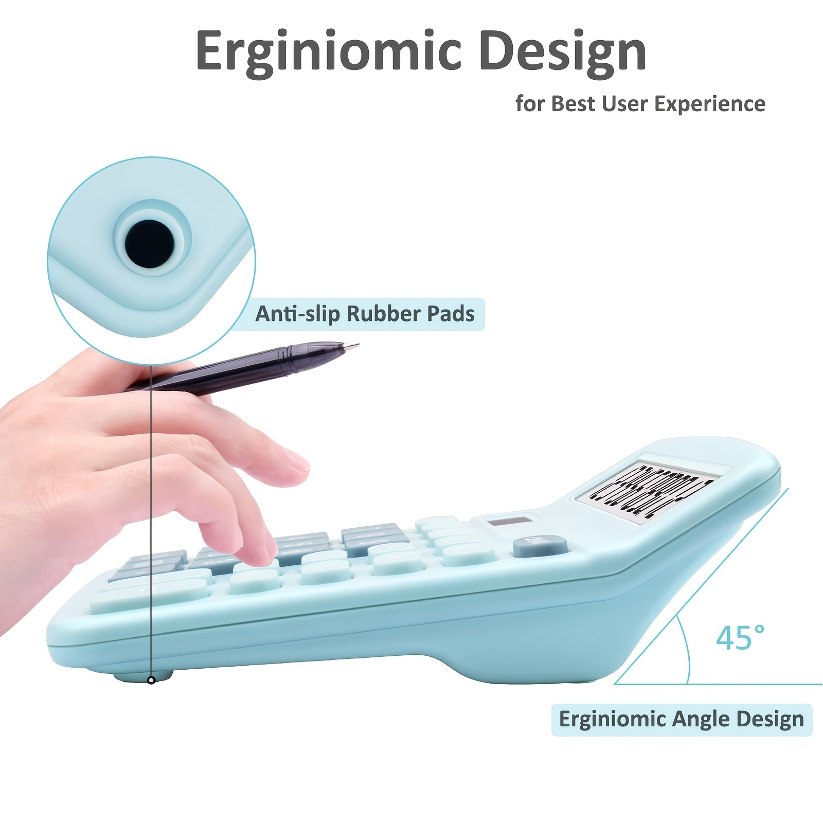 Generic - solaire Calculatrice financière Arithmétique Calculatrice de  bureau Calculatrice de bureau électronique avec 12 chiffres Grand écran -  Accessoires Bureau - Rue du Commerce