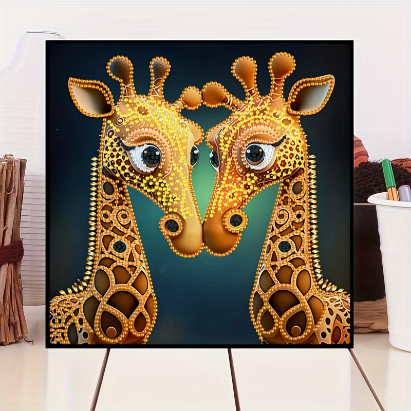 Creative Resin Leopard Giraffe Statue Perfect Home - Temu