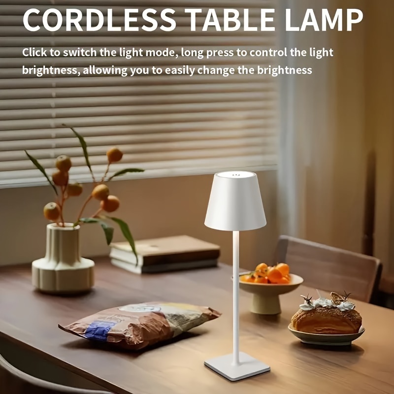 Lampe De Table D'ambiance Moderne, Lampe De Table Portable Sans