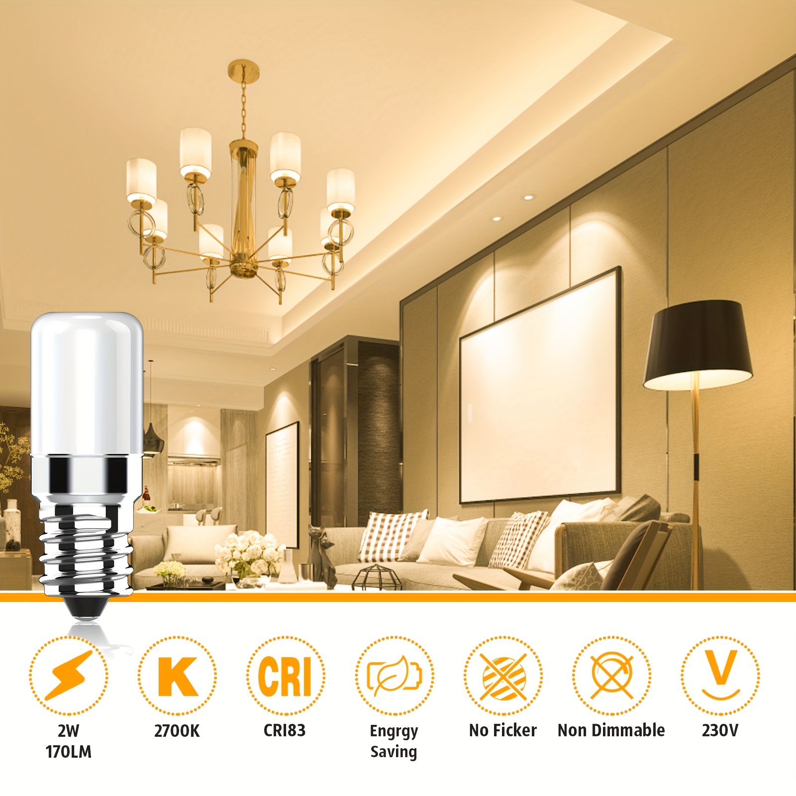 E14 LED Lampe De Réfrigérateur Lumière De Réfrigérateur LED - Temu