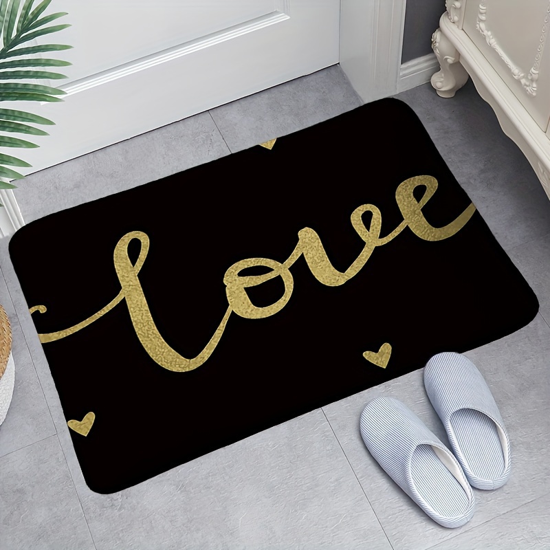 Letter Print Welcome Doormat Dirt Resistant Anti slip Floor - Temu