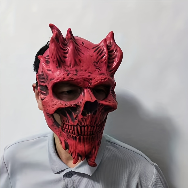 1pc Máscara De Calavera De Halloween Máscara Realista - Temu