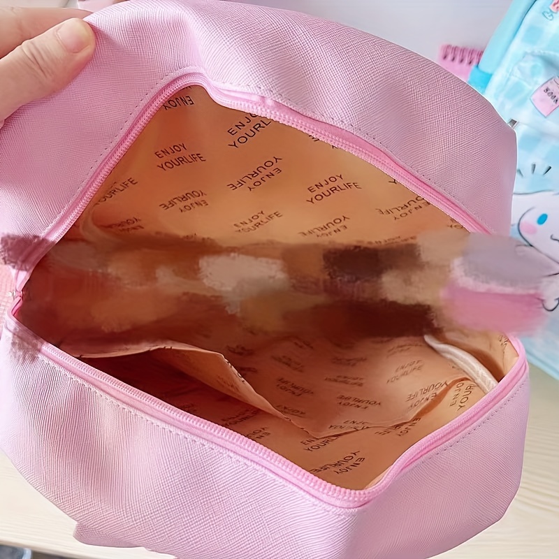 Miniso Cute Kuromi Cinnamoroll Hello Kitty Backpack, Pu Leather
