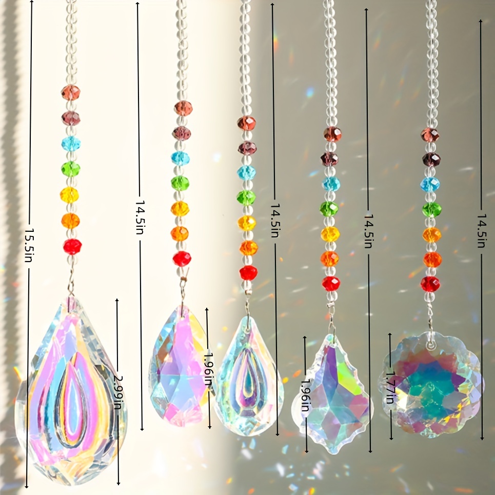 Crystal Suncatchers Colorful Hanging Sun Catchers Ball Prism - Temu