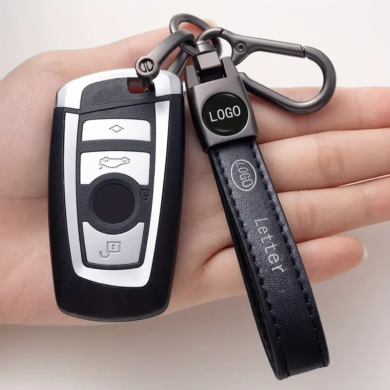 Porte-clés de voiture en cuir véritable pour KIA Soul Thorn Seltus Carden  Zajoniro Rio Sport Sorrento K900 accessoire clé porte-clés cadeau  d'affaires