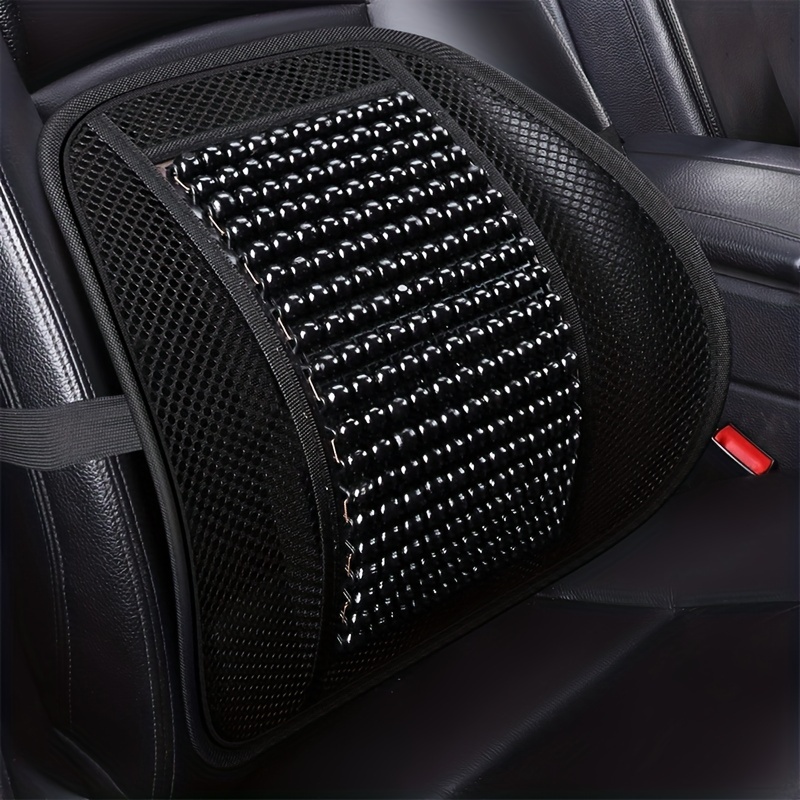 Relieve Back Pain & Stay Comfortable While Driving - Mesh Ventilate Lumbar  Support Cushion For Car Seats & Office Chairs - Temu United Arab Emirates