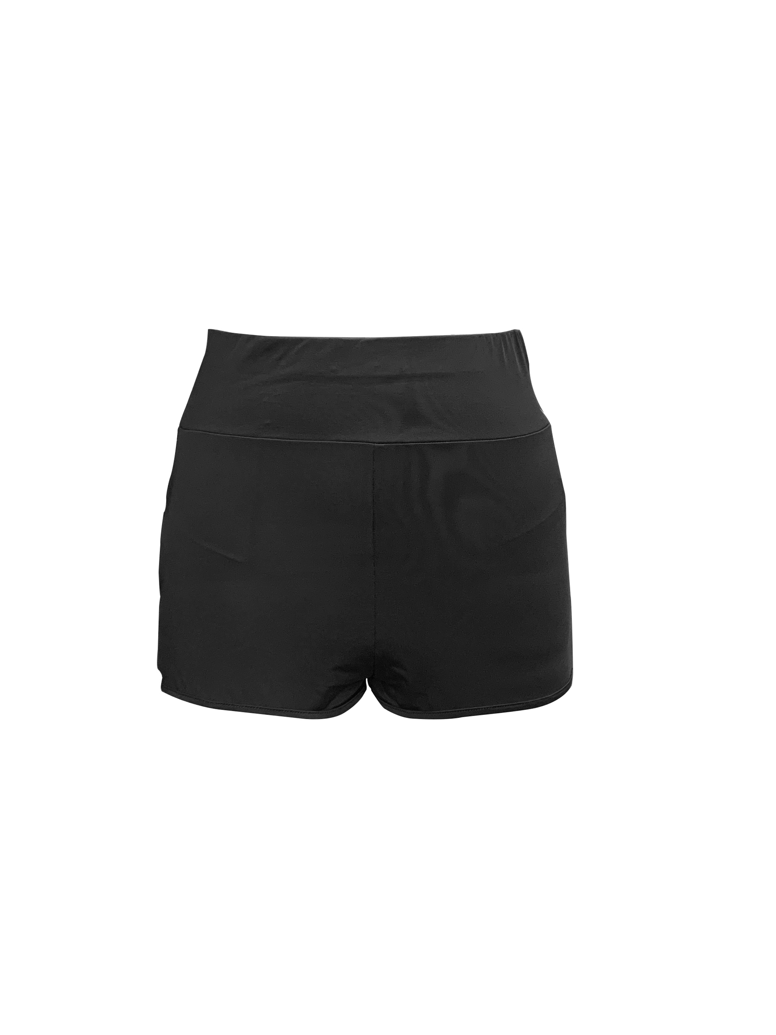 Women’s Fitness Fit Cotton Shorts - 500 Black
