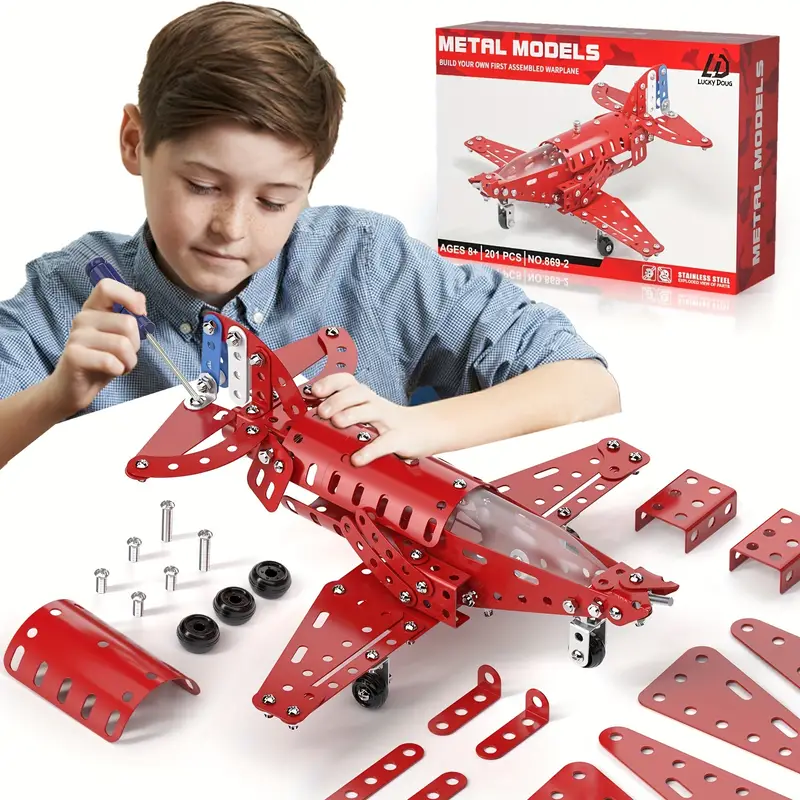 STEM Building Toys Model Airplane Kits for Boys 8-12,Airplane