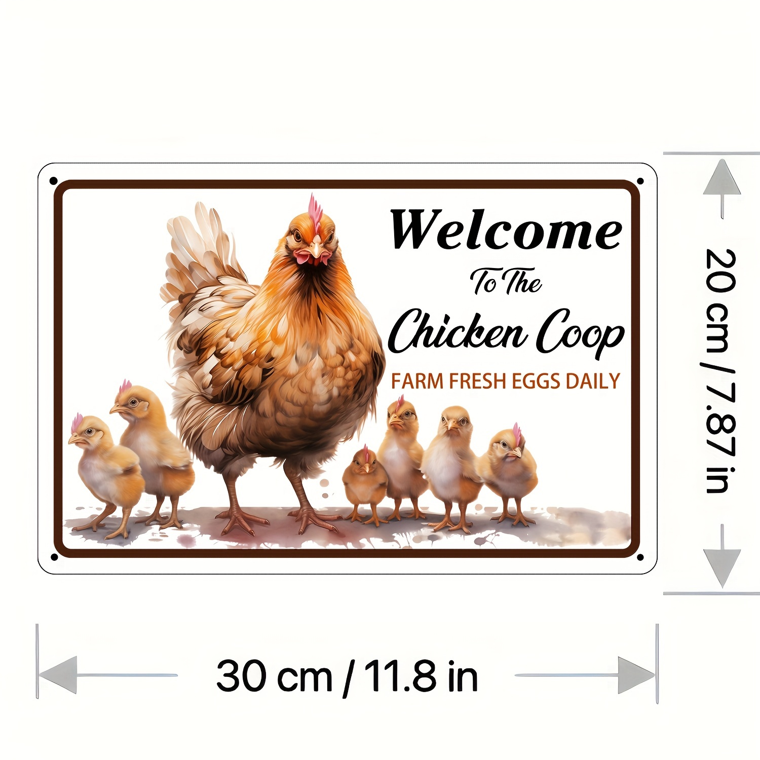 Welcome Chicken Coop Sign Acrylic Welcome Placard Farm Hen - Temu Australia