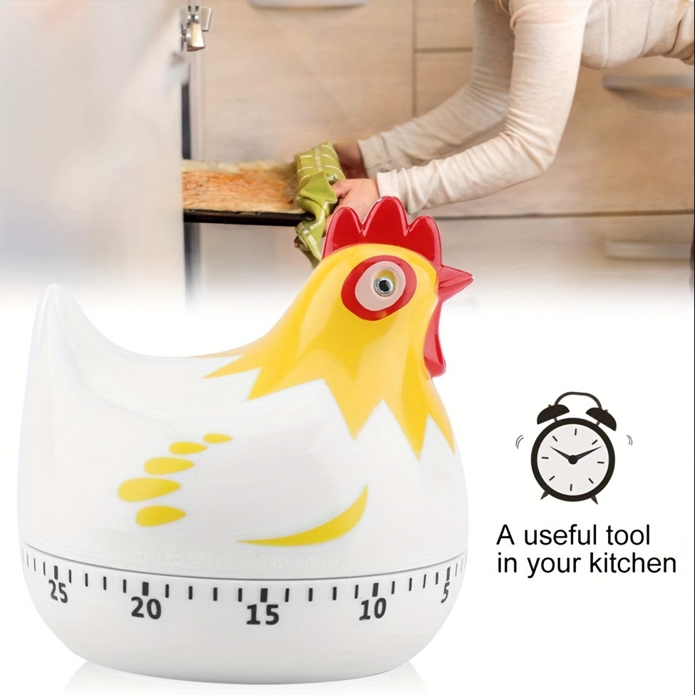 Timer Temporizador Cocina Alarma 60 Minutos Gallina