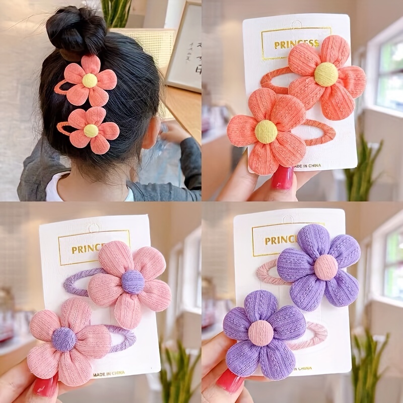 2pzas Pinzas Pelo Nieve Accesorios Decorativos Cabello - Temu