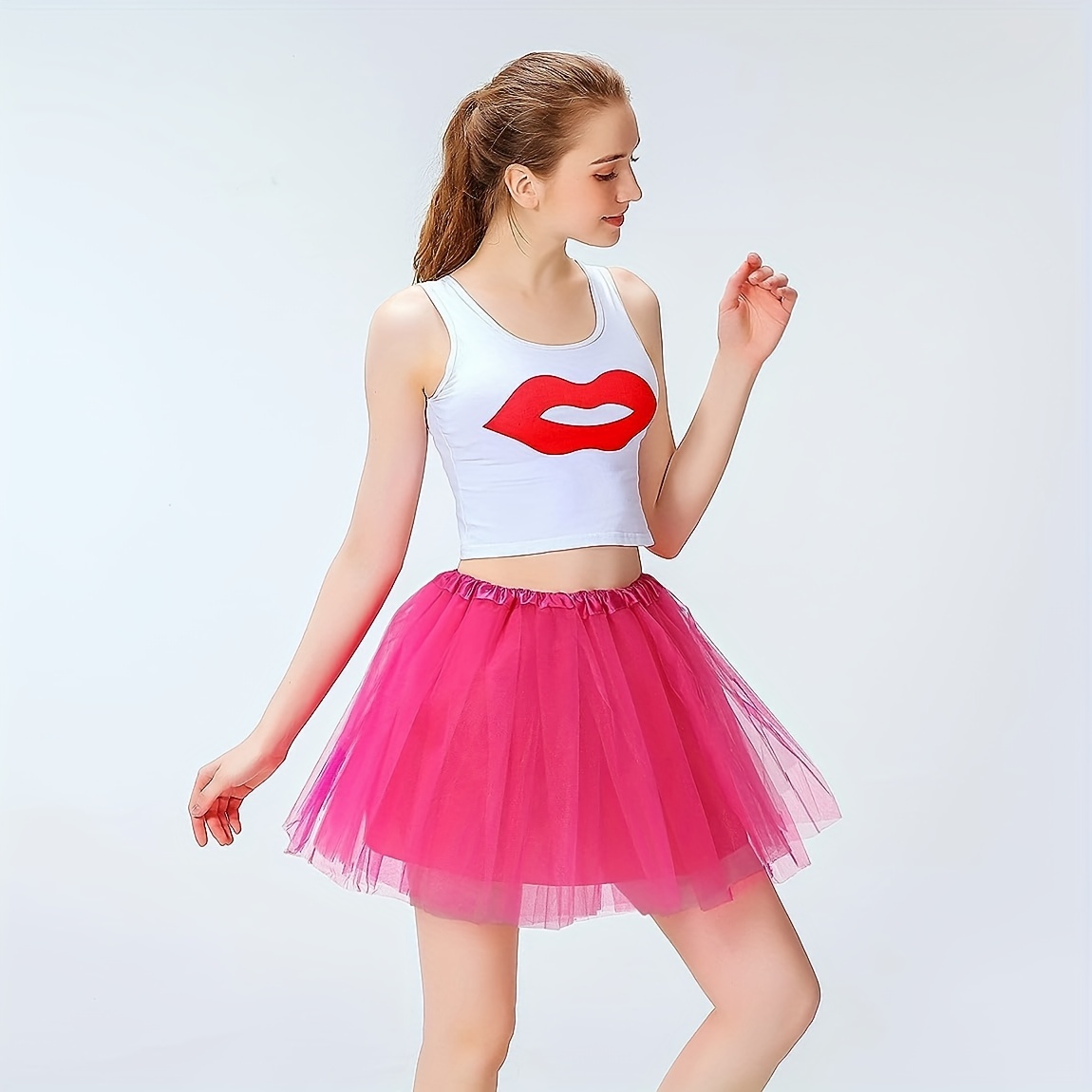 Paquete de 3 faldas de tutú para mujeres adolescentes y adultos 5 capas  faldas de tutú de tul clásicas para mujeres disfraz de ballet para correr