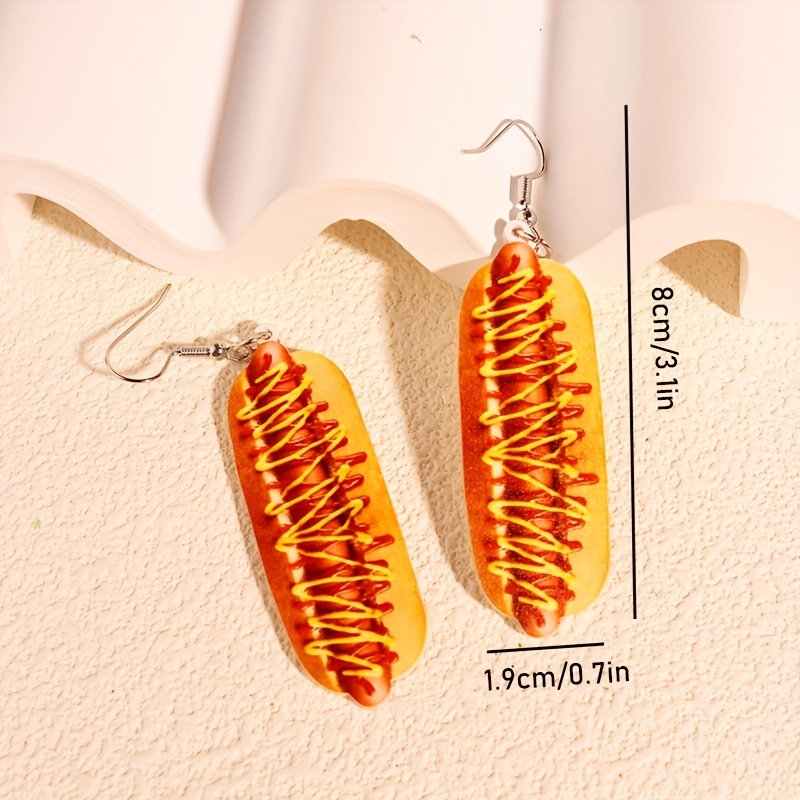 Corn dog outlet earrings