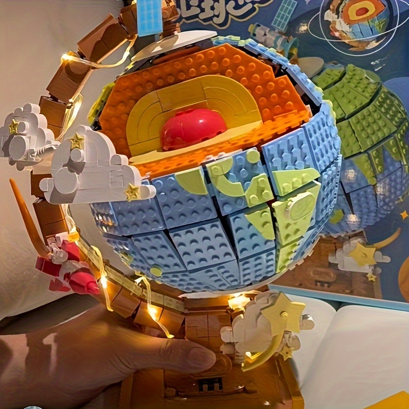 TD® Globe Terrestre en Métal/ Version Pédagogique/ Simple