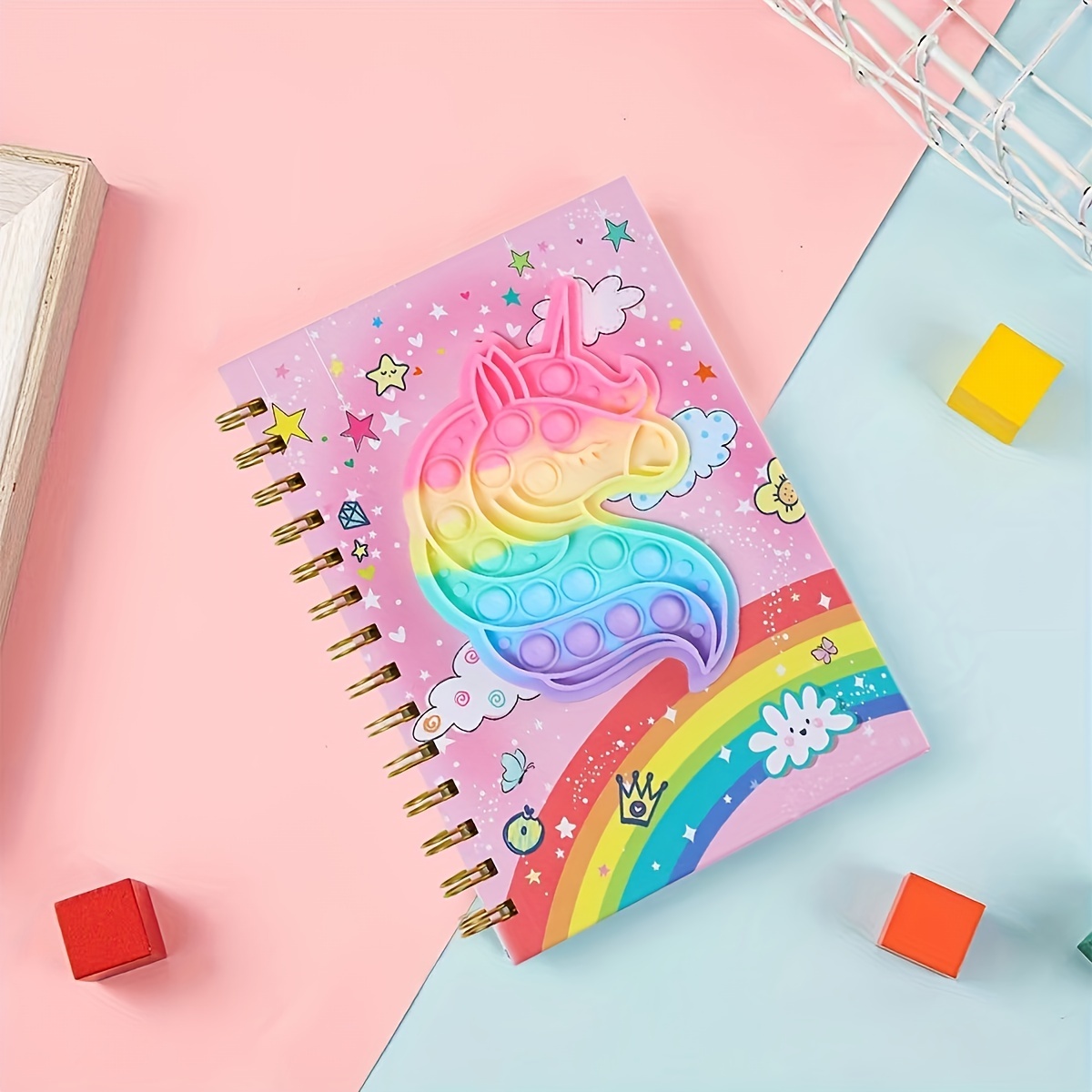 1pc Cartoon Spiral Notebooks Students Cute Notebook School Children Journal Prize Kids Gift