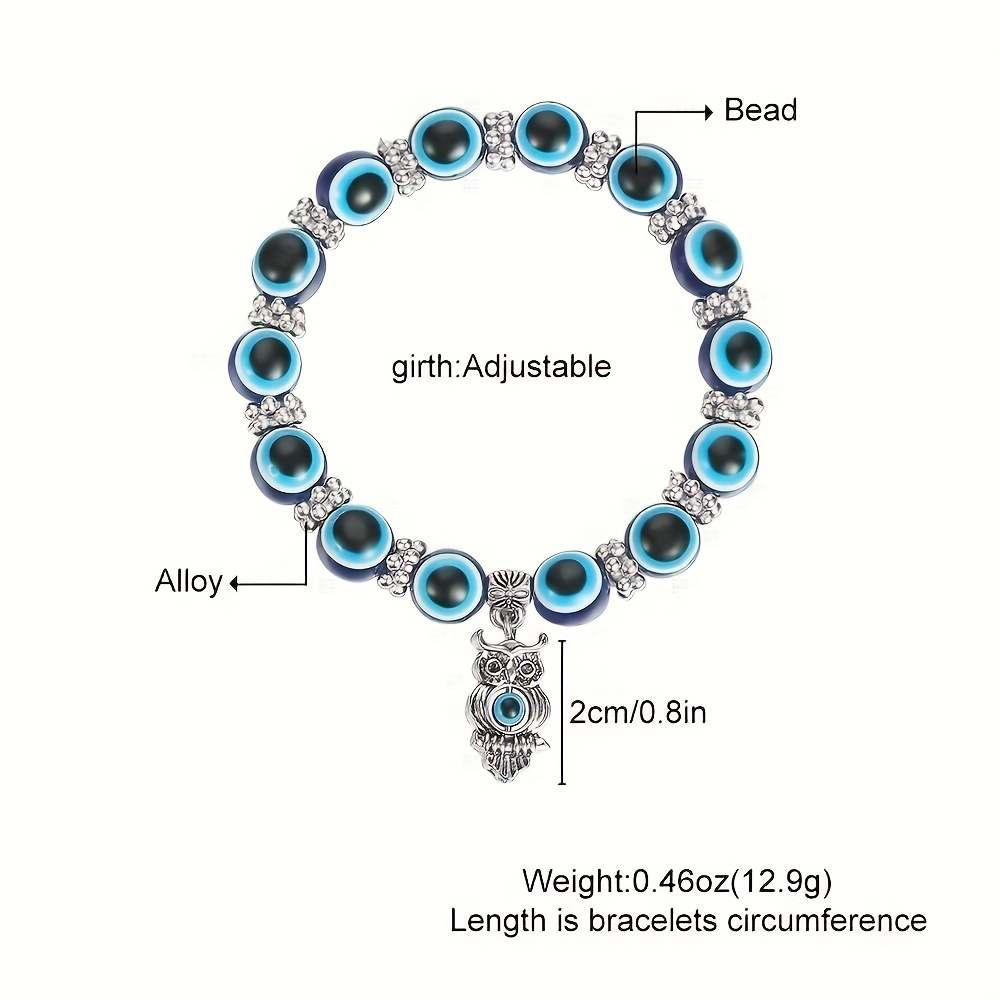 Devil's Eye Shape Pendant Anklet For Women Girls