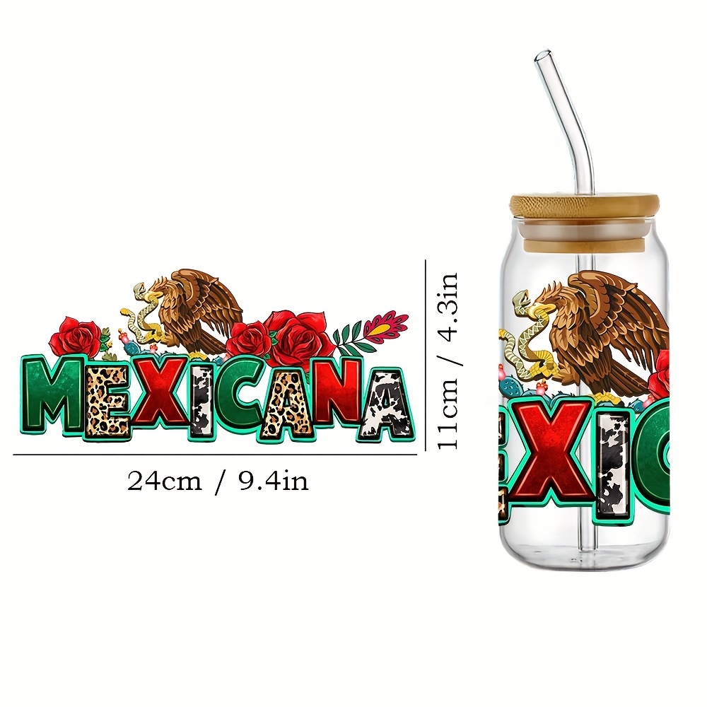 10 - Mexico UVDTF Glass Can Wrap - 10