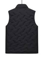 mens casual fleece lined vest warm thick stand collar vest for fall winter outdoor activities