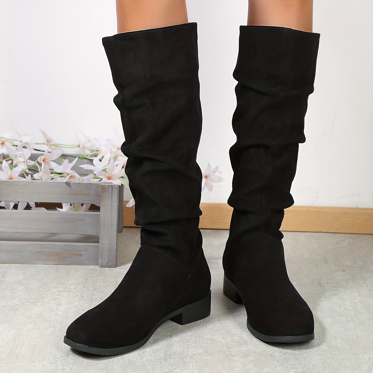 Ladies tall dress outlet boots