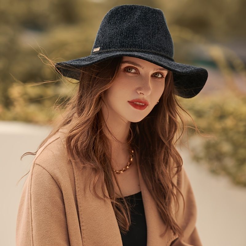 Straw Sun Hats For Women Wide Brim Fedora Foldable Straw Beach Hat Outdoor  Fashion Casual Style Hat For Women Girls Valentine's Gifts For Her -  Clothing, Shoes & Jewelry - Temu