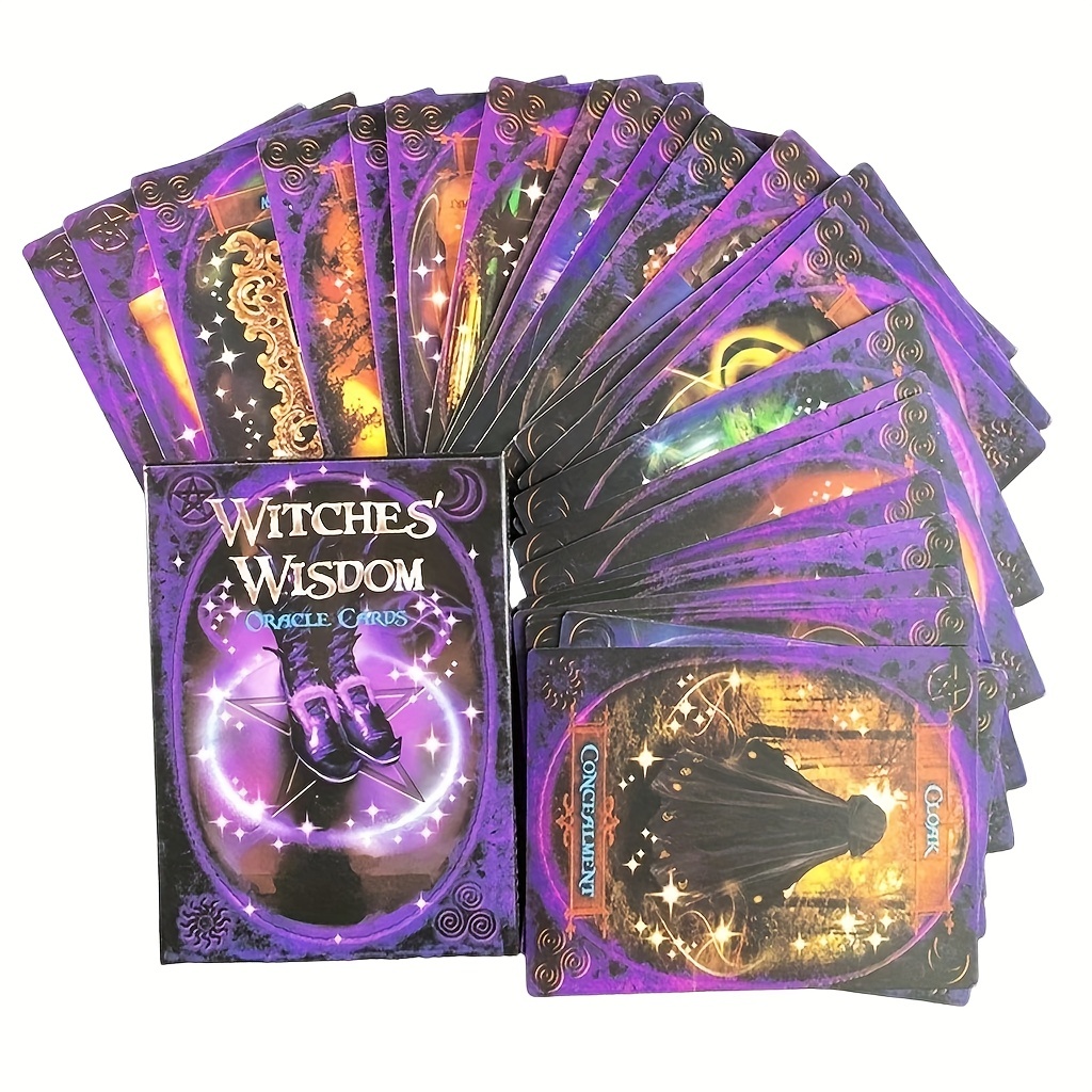 Unlock Your Inner Wisdom With Moon Witch Oracle Cards - Scan Qr Code For  Guidebook! Christmas 、halloween 、thanksgiving Gifts - Temu Germany