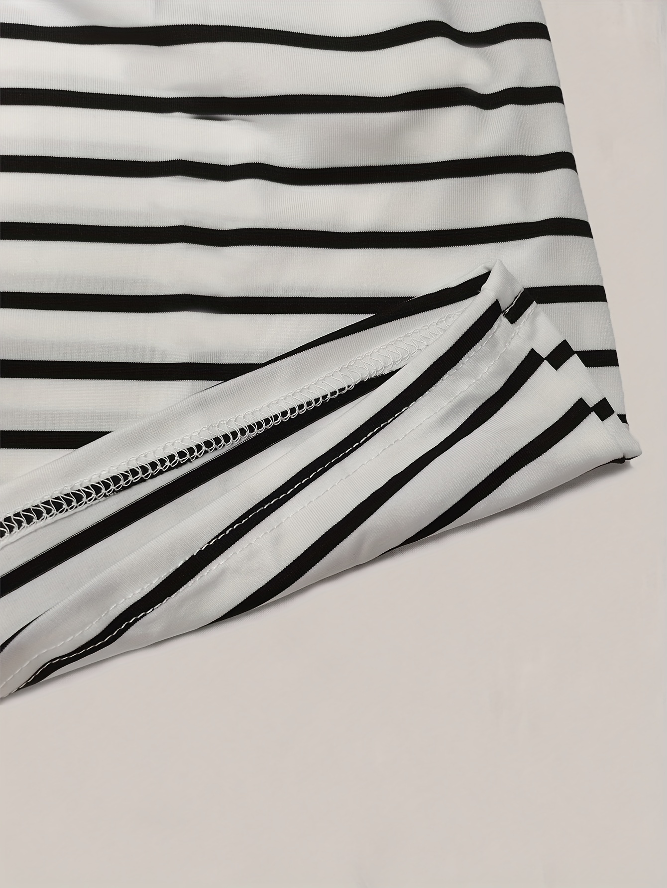 Striped Print Tank Jumpsuit Casual for Summer & Spring