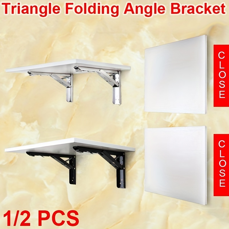 MR.DIY) Foldable Triangle Bracket 14 83014 (2pcs)
