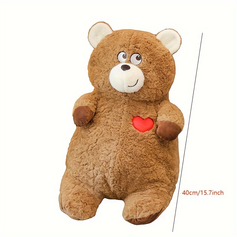 Teddy Bear Stuffed Animal Teddy Bears Plush Doll Cute Bear Toy 11.8 inch  Gift for Girls Boys Christmas Valentine's Day(Brown Bear)