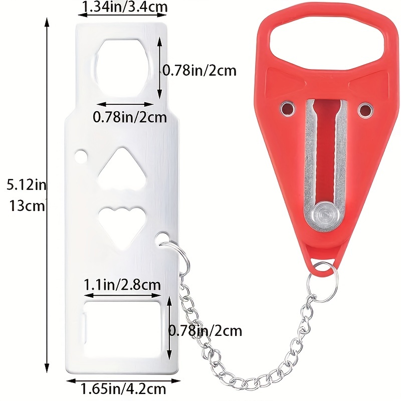 Portable Door Lock Extra Lock for Home Security & Privacy