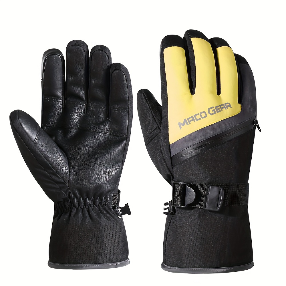 MVPTOO Winter Skiing Full Finger Gloves Touch Screen Outdoor Snowmobile Thermal