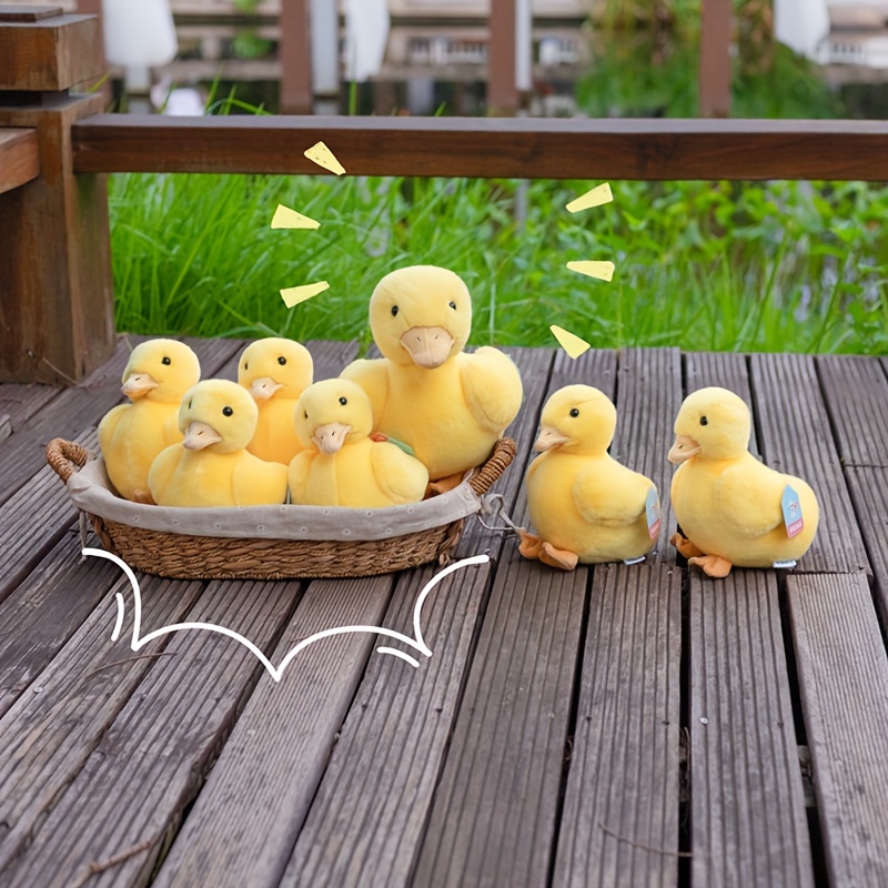 boneca pelúcia kawaii 30 cm - figuras patos animais pelúcia com