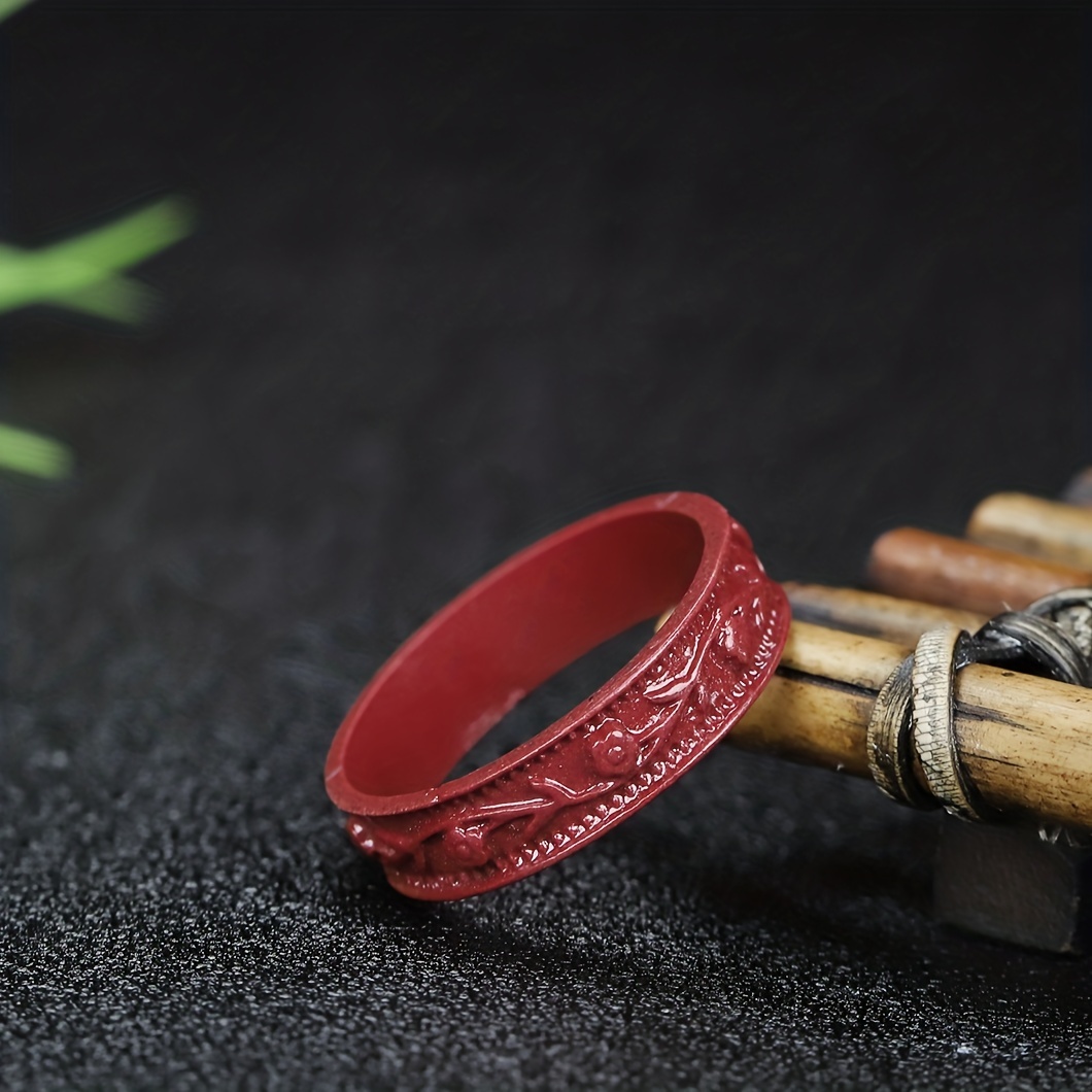 Natural Wood Ring Wooden Finger Rings Women Men Jewelry Retro Ring  Accessory 1PC