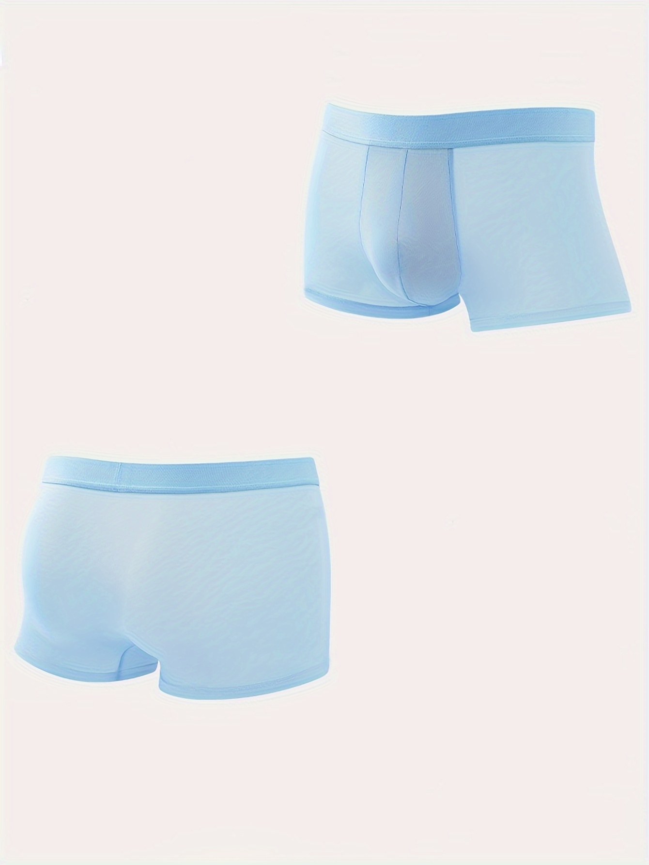 Men's Ice Silk Cool Underwear Breathable Soft Comfy Stretchy - Temu