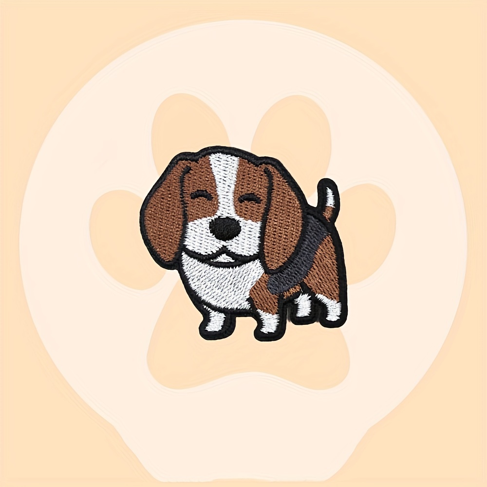 Adorable Dog Iron on Patches For Diy Clothing And - Temu