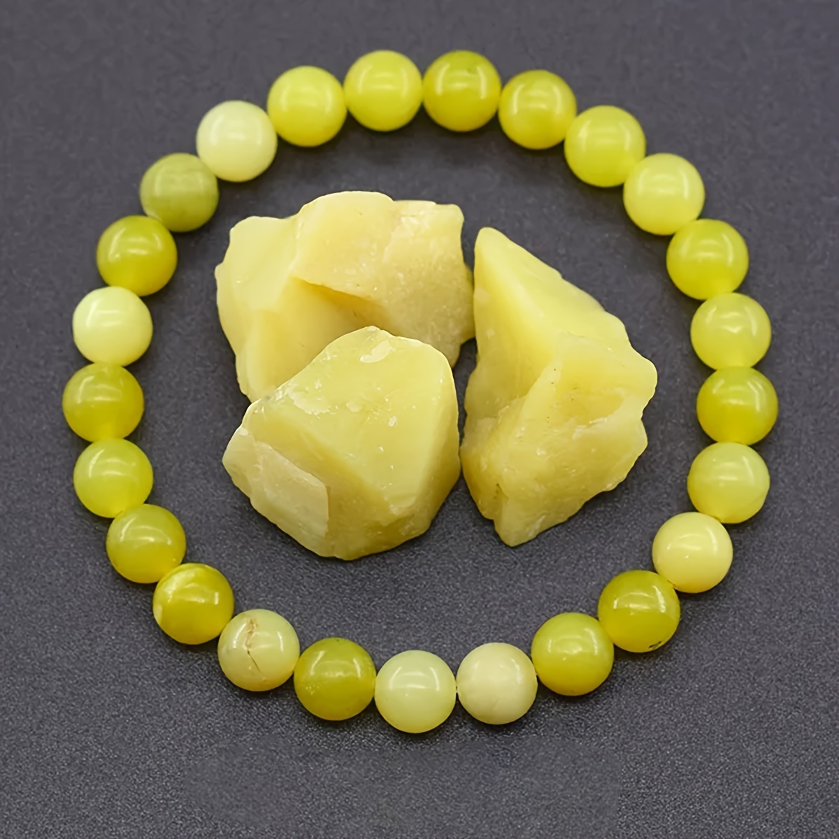 

1pc Natural Jade Beads Bracelet, Festival Birthday Gift For Men Women