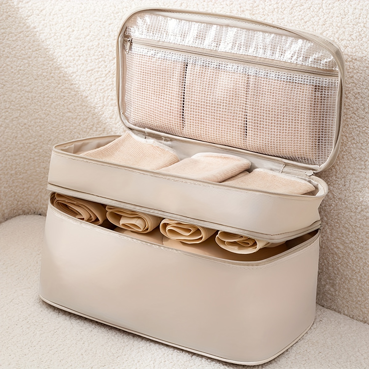 Travel Storage Bag, Portable Bra & Underwear Storage Bag Luggage Packing  Bag For Lingerie