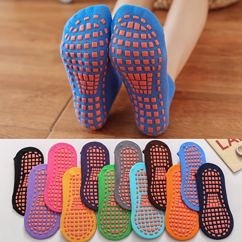Non Slip Massage Bottom Trampoline Socks For Kids Skid Proof, Cushioned  Jumping Socks For Toddlers And Babies From Dandankang, $1.08