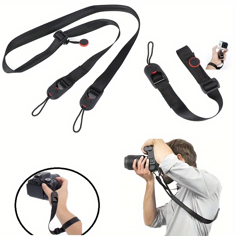 SlingBelt Carrying System for 2 Cameras – Cotton Camera Carrying