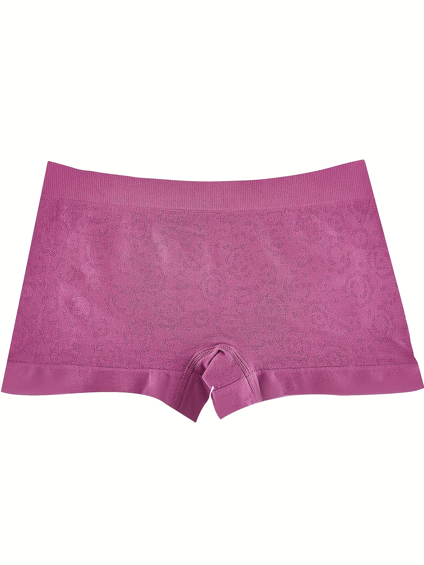 Jacquard Boyshort Panties Soft Comfortable Seamless Panties - Temu