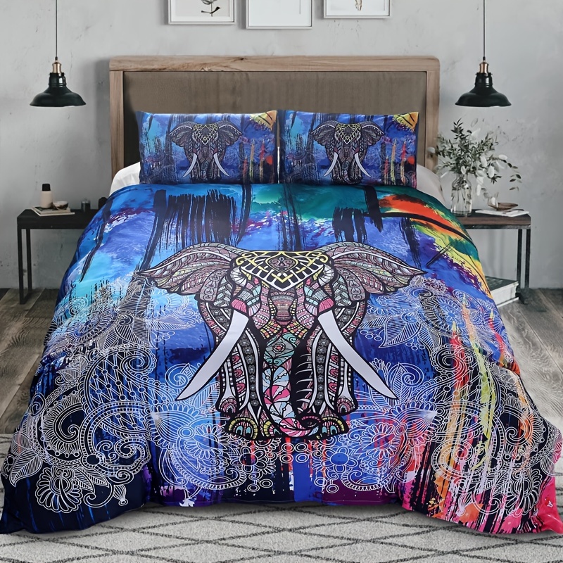 Dream NS Bohemian Bedding set Queen Bedding Home Textiles Set Bedclothes  Elephant King duvet cover set Bohemian juego de cama - AliExpress