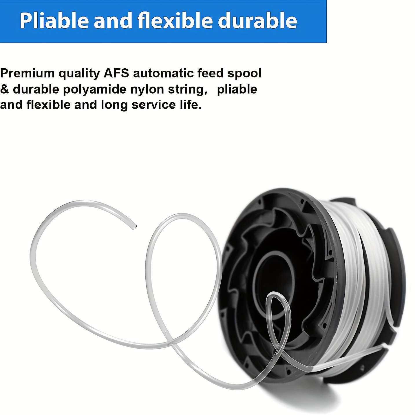 Df-065 String Trimmer Spools Compatible With Black And Decker Gh710 Gh700  Gh750 Rc-065, Df-065-bkp Eater Refills Line Auto-feed Dual Line Edger +  Rc-065-p Spool Cover - Temu United Arab Emirates