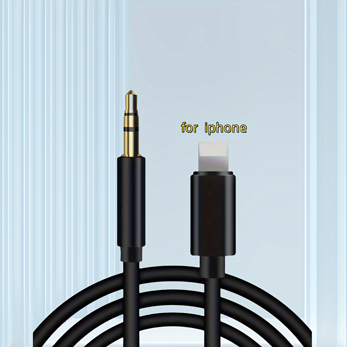 Cordon auxiliaire pour iPhone, câble auxiliaire 3,5 mm pour